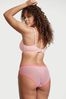 Victoria's Secret Babydoll Pink Lace No Show Hipster Knickers