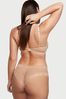 Victoria's Secret Champagne Nude Lace Cheeky Panty