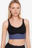 Victoria's Secret Frosted Blueberry Blue Smooth Strappy Back Non Wired Medium Impact Sports Bra