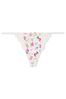 Victoria's Secret Floral Print Lace Trim G String Knickers