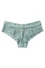 Victoria's Secret Sage Dust Green Lace Cheeky Panty