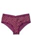 Victoria's Secret Berry Stained Purple Smooth No Show Cheeky Panty