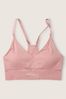 Victoria's Secret PINK Damsel Pink Seamless Lightly Lined Low Impact Sports Bra