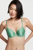 Victoria's Secret Seafrost Green Smooth Full Cup Push Up T-Shirt Bra
