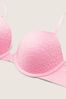 Victoria's Secret PINK Daisy Pink Lace Lightly Lined T-Shirt Bra