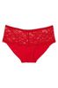 Victoria's Secret Lipstick Red Lace No Show Hipster Panty