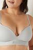 Victoria's Secret PINK Grey Tint Smooth Non Wired Push Up T-Shirt Bra