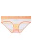 Victoria's Secret Orange Tie Dye Sky Stretch Cotton Logo Waist Hipster Knickers