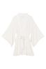Victoria's Secret Coconut White Modal Lace Robe