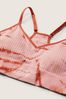 Victoria's Secret PINK Tie Dye French Rose Pink Seamless Lightly Lined Low Impact Sports Bra