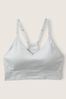 Victoria's Secret PINK Tinted Grey Seamless Lightly Lined Low Impact Sports Bra