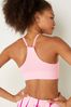 Victoria's Secret PINK Daisy Pink Seamless Lightly Lined Low Impact Sports Bra