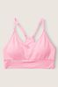 Victoria's Secret PINK Daisy Pink Seamless Lightly Lined Low Impact Sports Bra