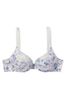 Victoria's Secret Blue Blooming Toile Print Smooth Full Cup Push Up Bra