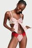 Victoria's Secret Unlined Open Cup Balconette Bra with Print