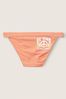 Victoria's Secret PINK Coral Cream Orange Seamless Bikini Knickers