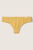 Victoria's Secret PINK Wheat Yellow Seamless Thong Knickers
