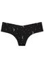 Victoria's Secret Black Light Up The Night No Show Thong Knickers