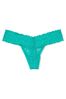 Victoria's Secret Capri Sea Blue Lace Thong Panty