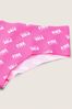 Victoria's Secret PINK Capri Pink Logo Print No Show Cotton Cheeky Knickers