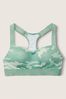 Victoria's Secret PINK Seasalt Green Camo Medium Impact Push Up Sports Bra
