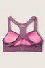 Victoria's Secret PINK Mauve Ice Purple Medium Impact Push Up Sports Bra