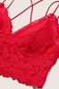 Victoria's Secret PINK Red Pepper Lace Strappy Back Longline Bralette