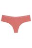 Victoria's Secret Canyon Rose Pink No Show Thong Knickers