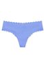 Victoria's Secret Rendezvous Blue Smooth No Show Thong Panty