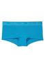 Victoria's Secret Shoreline Blue Cotton Logo Short Panty