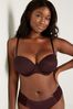 Victoria's Secret PINK Coffee Brown Nude Smooth Multiway Strapless Push Up Bra