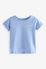 Blue Toddler 100% Organic Cotton Graphic T-Shirt