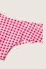 Victoria's Secret PINK Red Pepper Gingham Red No Show Cheeky Knickers