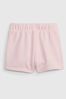 Pink Logo Pull On Jogger Shorts