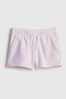 Purple Lilac Logo Pull-On Shorts