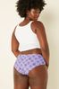Victoria's Secret PINK Lavender Love Smiley Print Purple Period Hipster Knickers