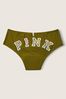 Victoria's Secret PINK Hazel Green with Graphic Green Period Hipster Knickers