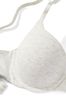 Victoria's Secret Heather Snow Grey Regular Cup Lightly Lined Logo Strap Full Cup Bra