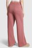 Victoria's Secret PINK Soft Begonia Pink Fleece Wide Leg Jogger