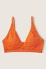 Victoria's Secret PINK Smoky Orange Seamless Lightly Lined Bra