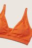 Victoria's Secret PINK Smoky Orange Seamless Lightly Lined Bra
