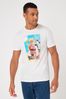 White Jean-Michel Basquiat Graphic T-Shirt
