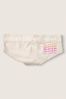 Victoria's Secret PINK Vanilla Bean Nude Cotton Logo Hipster Knicker