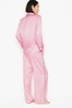 Victoria's Secret Pink Flora Dot Satin Long Pyjamas