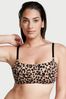 Victoria's Secret Classic Brown Leopard Smooth Lightly Lined Non Wired Bralette