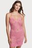 Victoria's Secret Dahlia Pink Lace Slip Dress