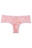 Victoria's Secret Pink Blooming Toile Print Lace Panel Cheeky Knickers