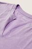 Victoria's Secret PINK Chalk Violet Purple Campus Notch Neck T-Shirt Dress