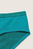 Victoria's Secret PINK Timeless Teal Aqua Seamless Hipster Knickers