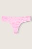 Victoria's Secret PINK Tie Dye Horizon Pink Thong Knickers